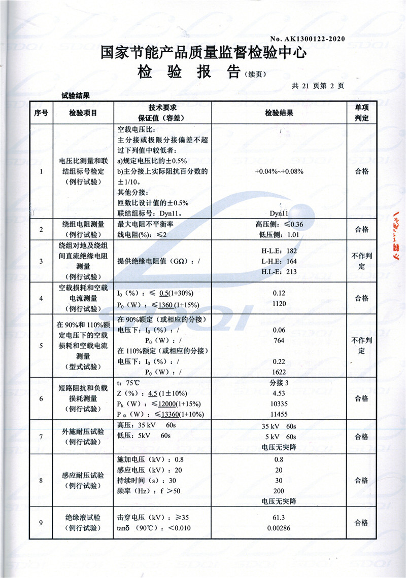 高低压试验报告-S11-1250绥中绥中绥中油浸式变压器-2.jpg